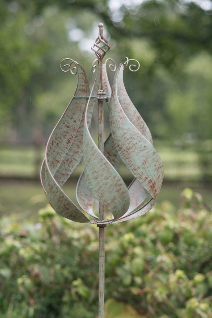 TULIP WIND SPINNER VERDIGREE LARGE Lightinnovation